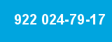 922 024-79-17